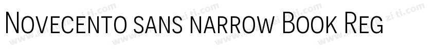 Novecento sans narrow Book Regular字体转换